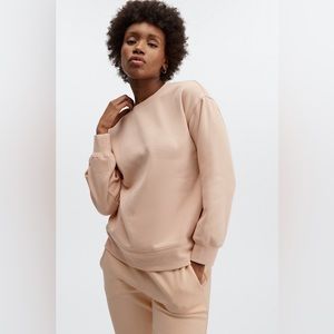 NWT Fabletics "Oak" Go-To Crewneck Sweatshirt